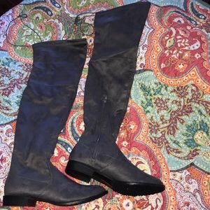Over the knee grey boots! Brand new